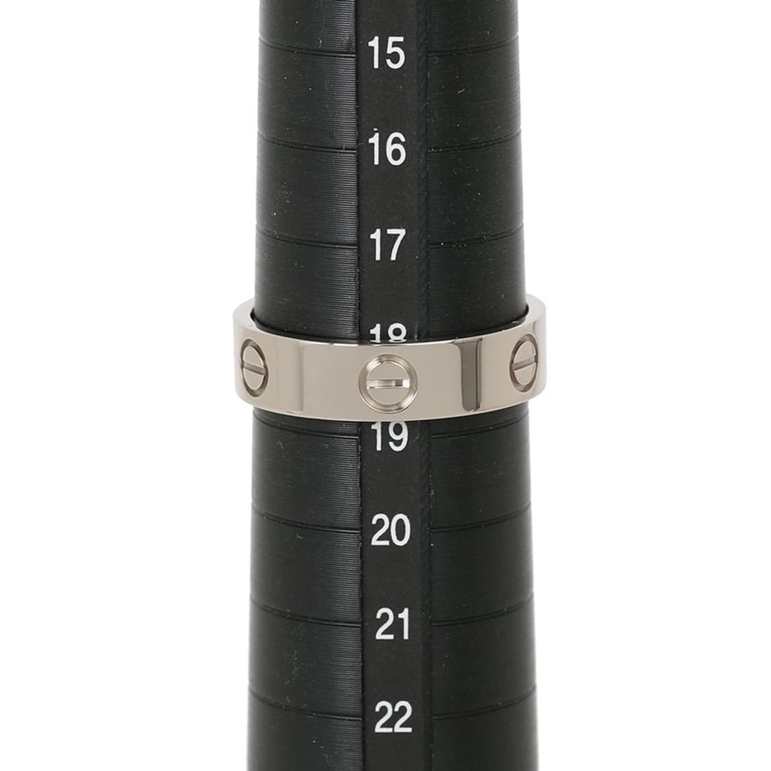 까르띠에 러브링 화이트골드 러브 반지 59호 LOVE B4084700 상품이미지9