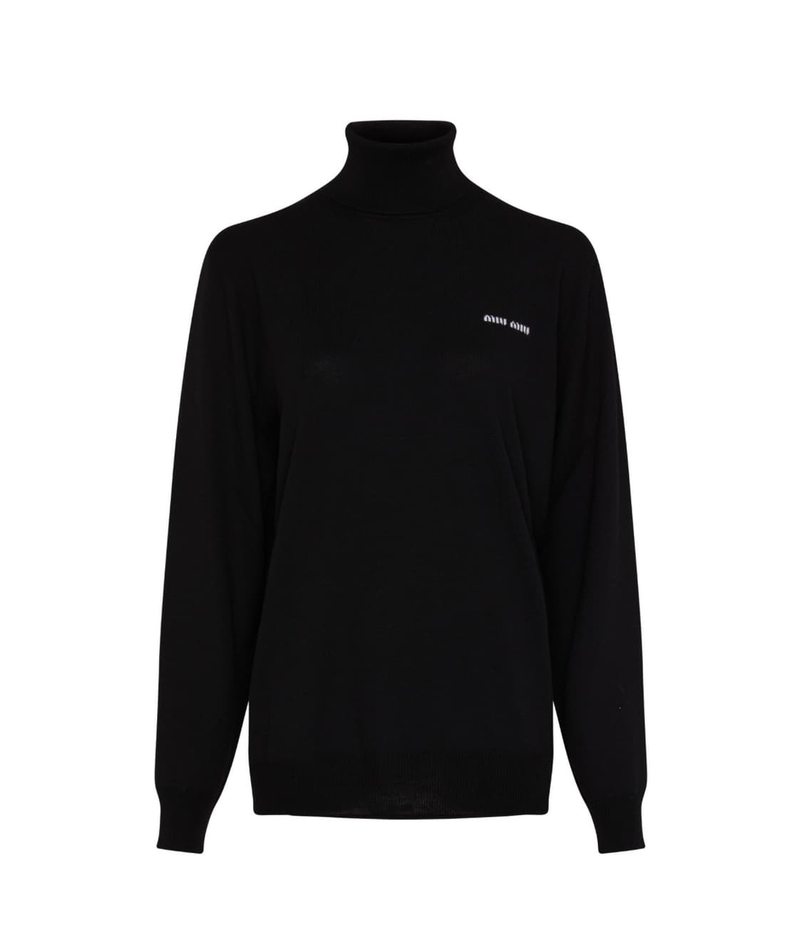 미우미우 터틀넥 니트 블랙 36사이즈 상품이미지2