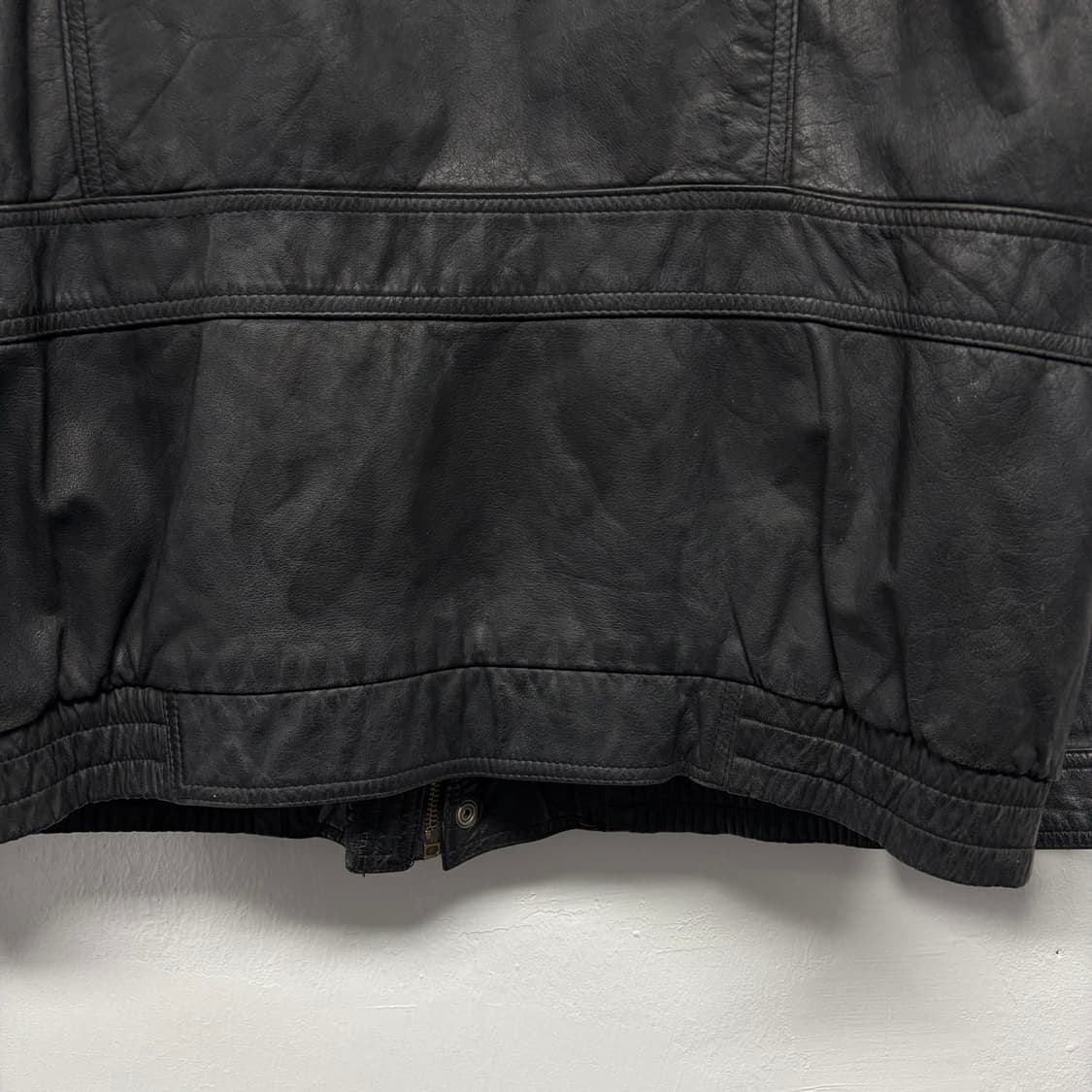 [소가죽] 빈티지 레더 자켓 35 상품이미지8