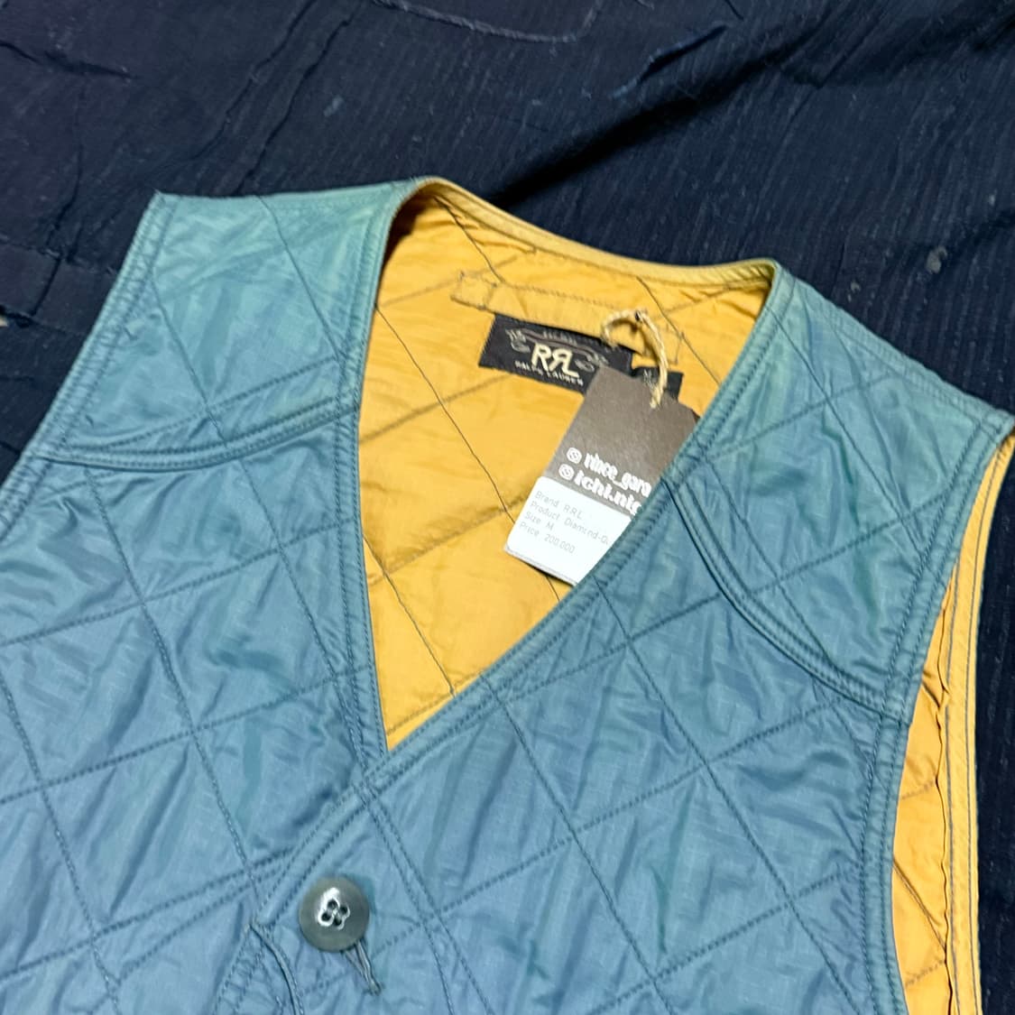 R.R.L 다이아몬드 퀼티드 베스트 M 상품이미지2