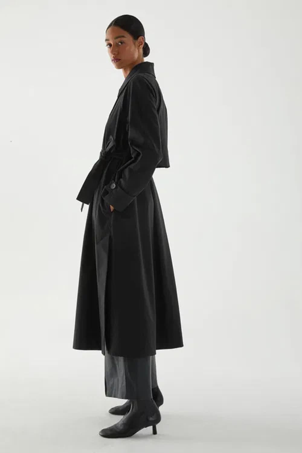 COS 오버사이즈 트렌치코트블랙 상품이미지3
