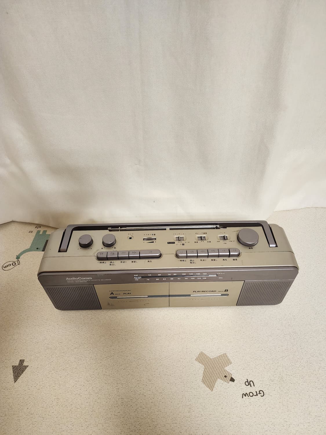 예쁜 빈티지 스테레오 카세트 플레이어 RCS-W877M 상품이미지8