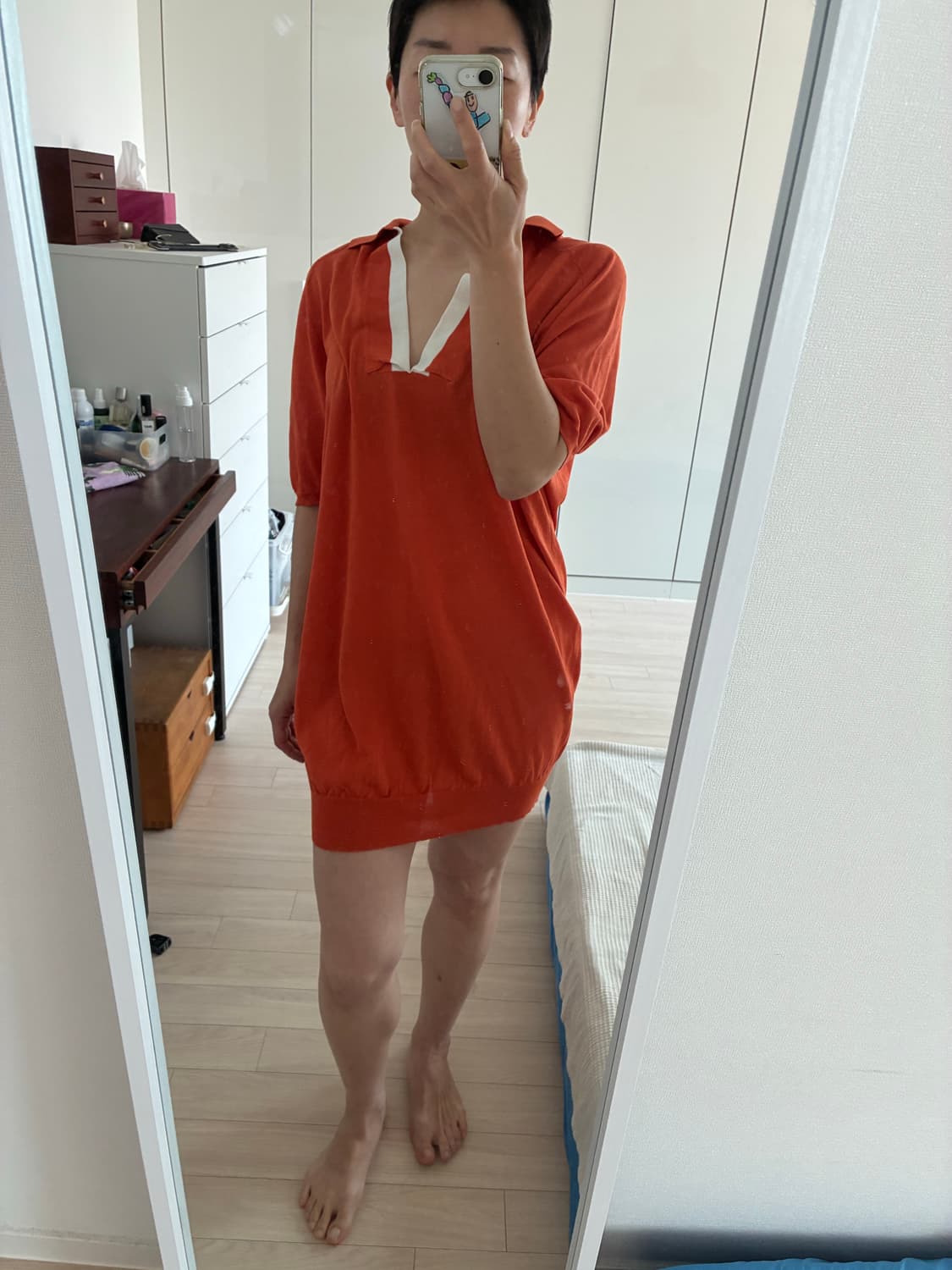 보테가 베네타 오픈 칼라 니트 폴로 / IT 50 상품이미지7