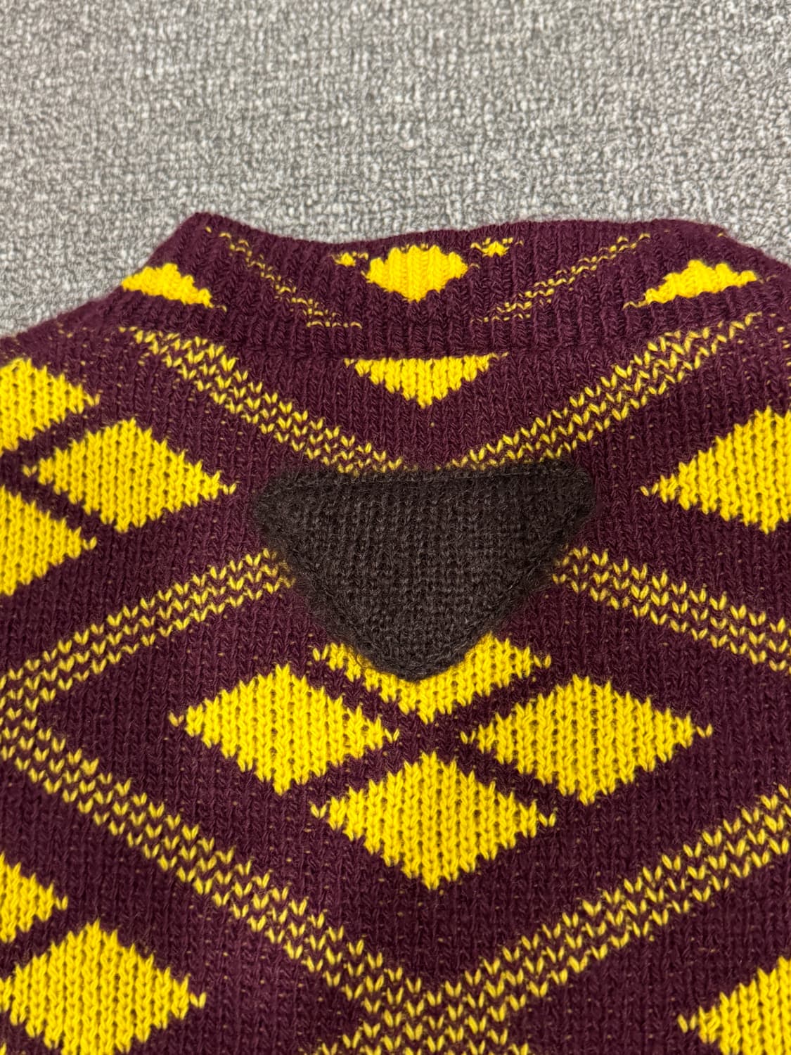 21AW 프라다 라프시몬스 자카드 지오메트릭 울 캐시미어 니트 48 상품이미지6