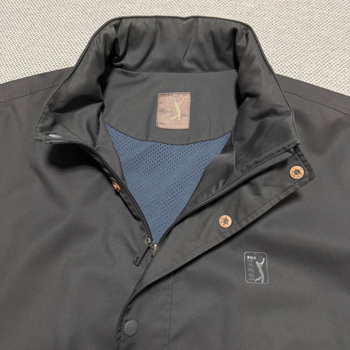 PGA 투어 블랙 바람막이 자켓 상품이미지3