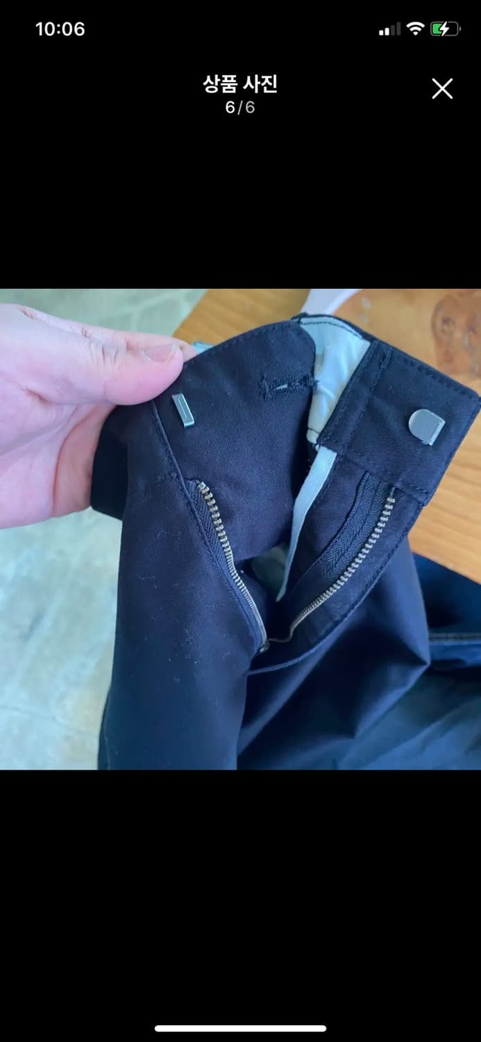 UNIQLO U 유니클로U 치노팬츠 블랙 76사이즈 상품이미지6