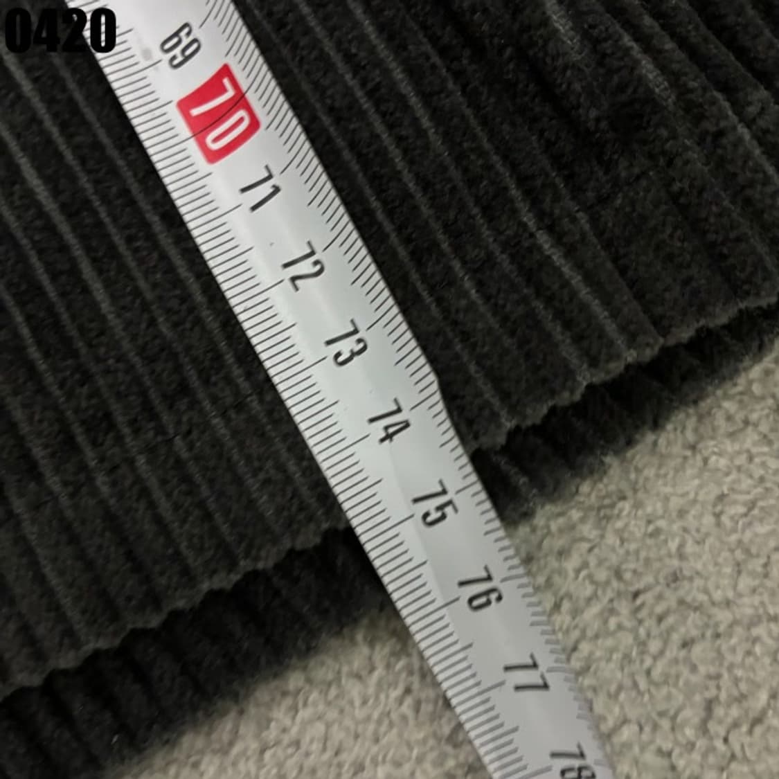 지오다노 코듀로이 남방 블랙 XL 상품이미지5