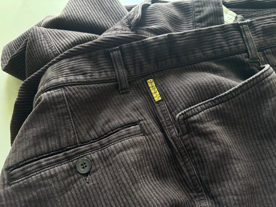 90s armani jeans corduroy pants 상품이미지7