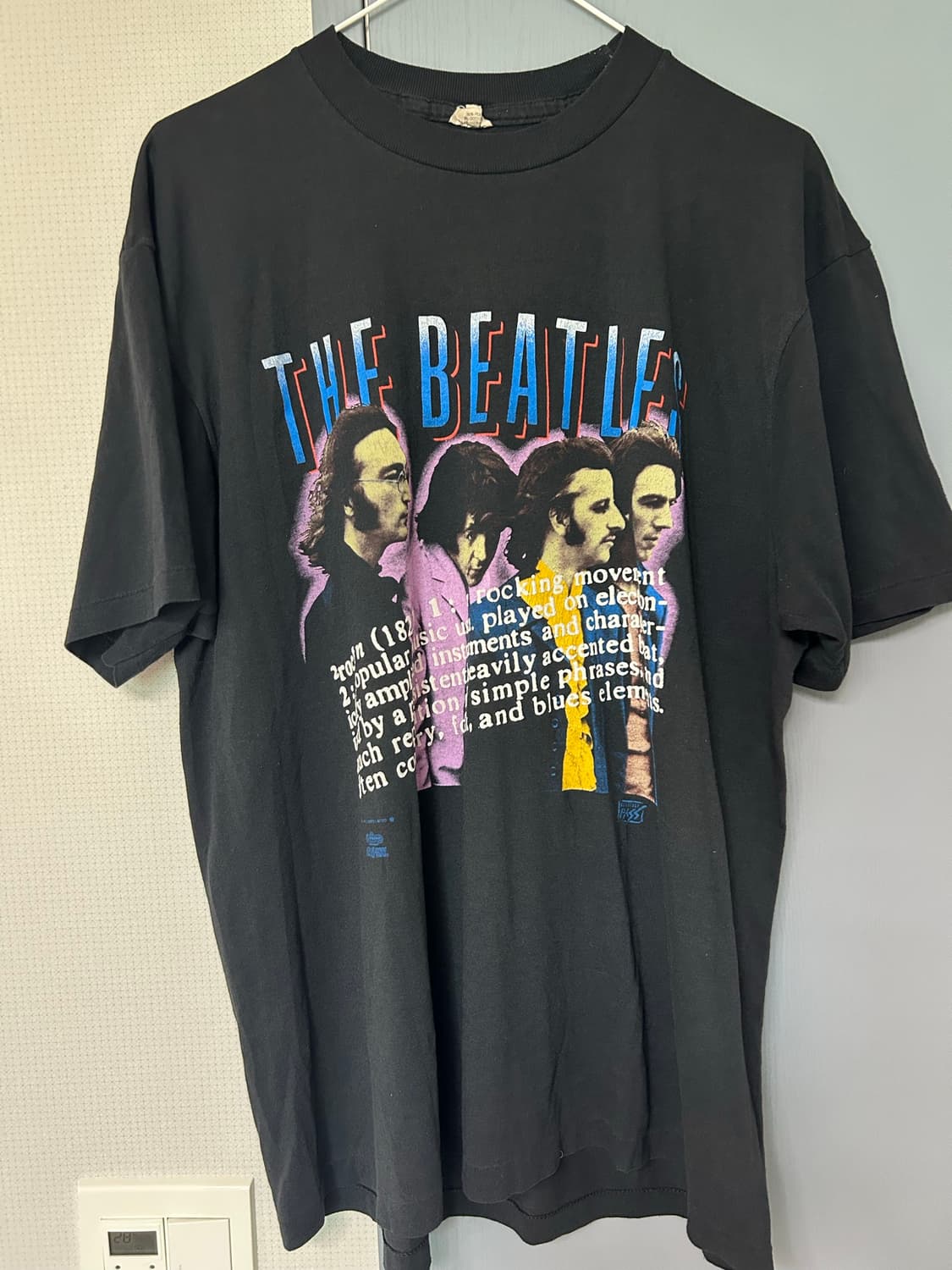 90s THE BEATLES 그래픽 빈티지 밴드티셔츠 상품이미지1