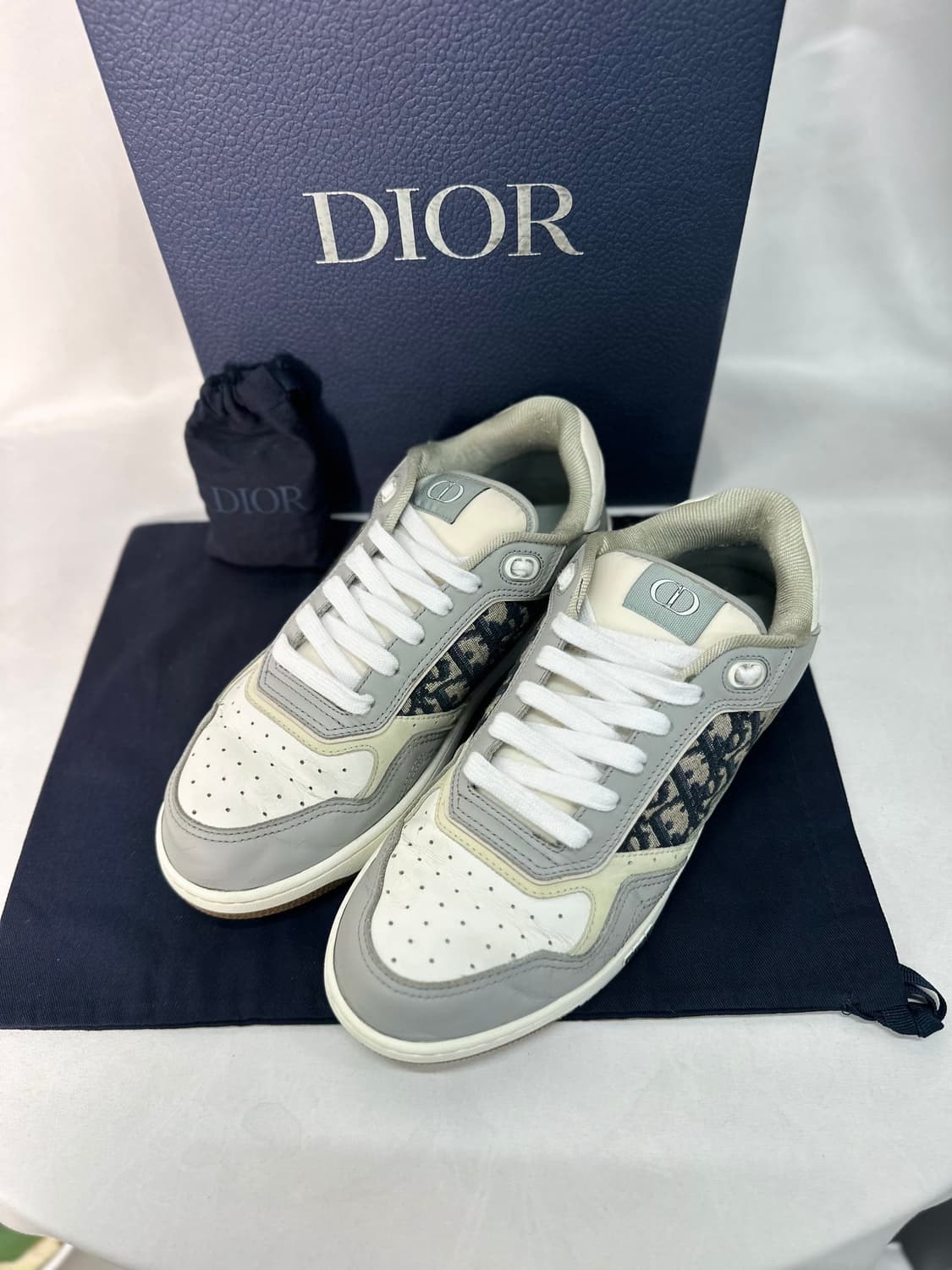 [정품] 디올 B27 스니커즈 그레이 42사이즈 상품이미지2