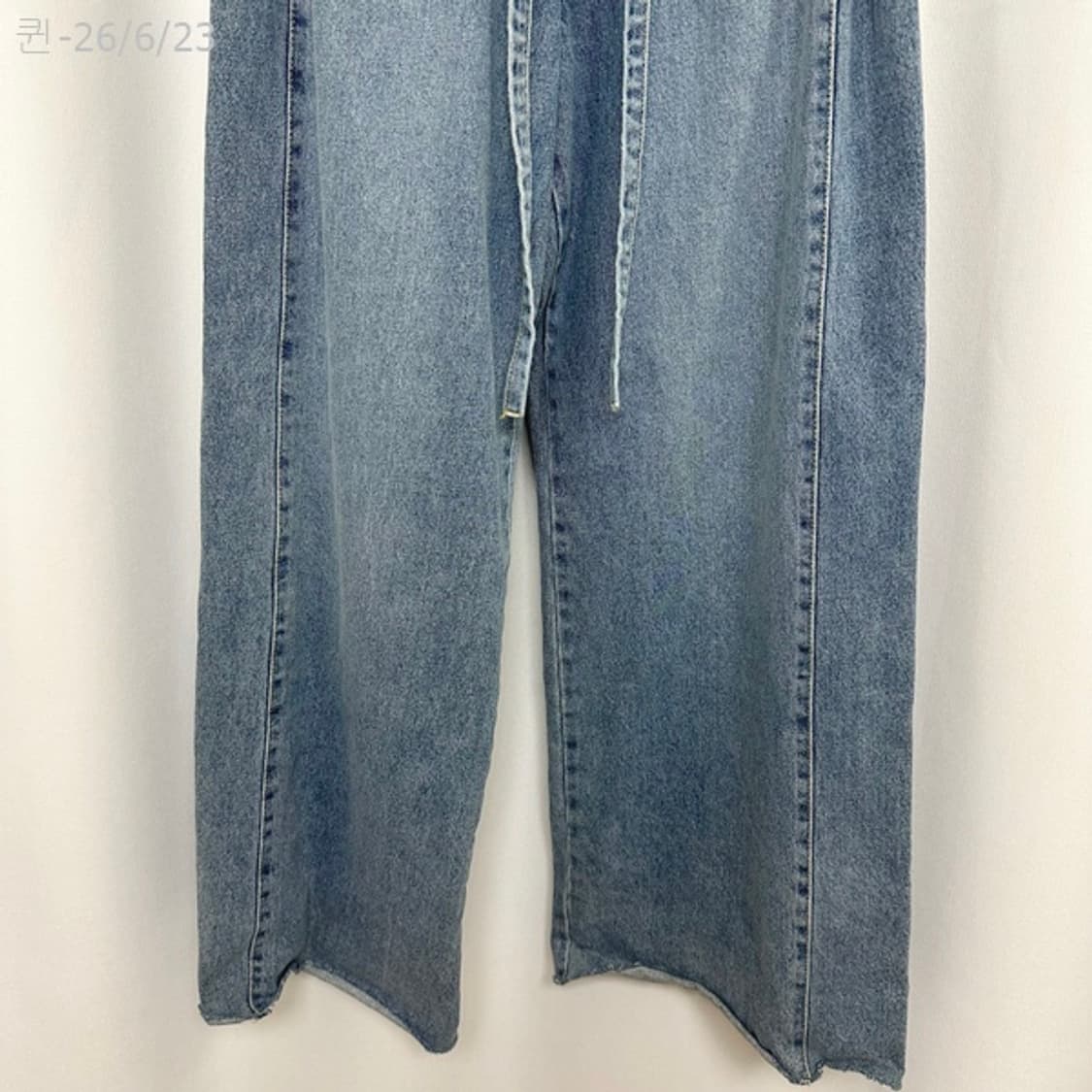 보세 여자 통넓은 멋스러운 청바지 데님팬츠 S(25인치정도) 상품이미지3