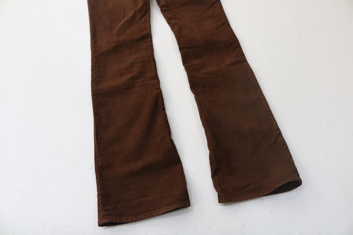 GAP 갭 빈티지 다크 브라운 코듀로이 데미 부츠컷 팬츠 (4) 상품이미지9