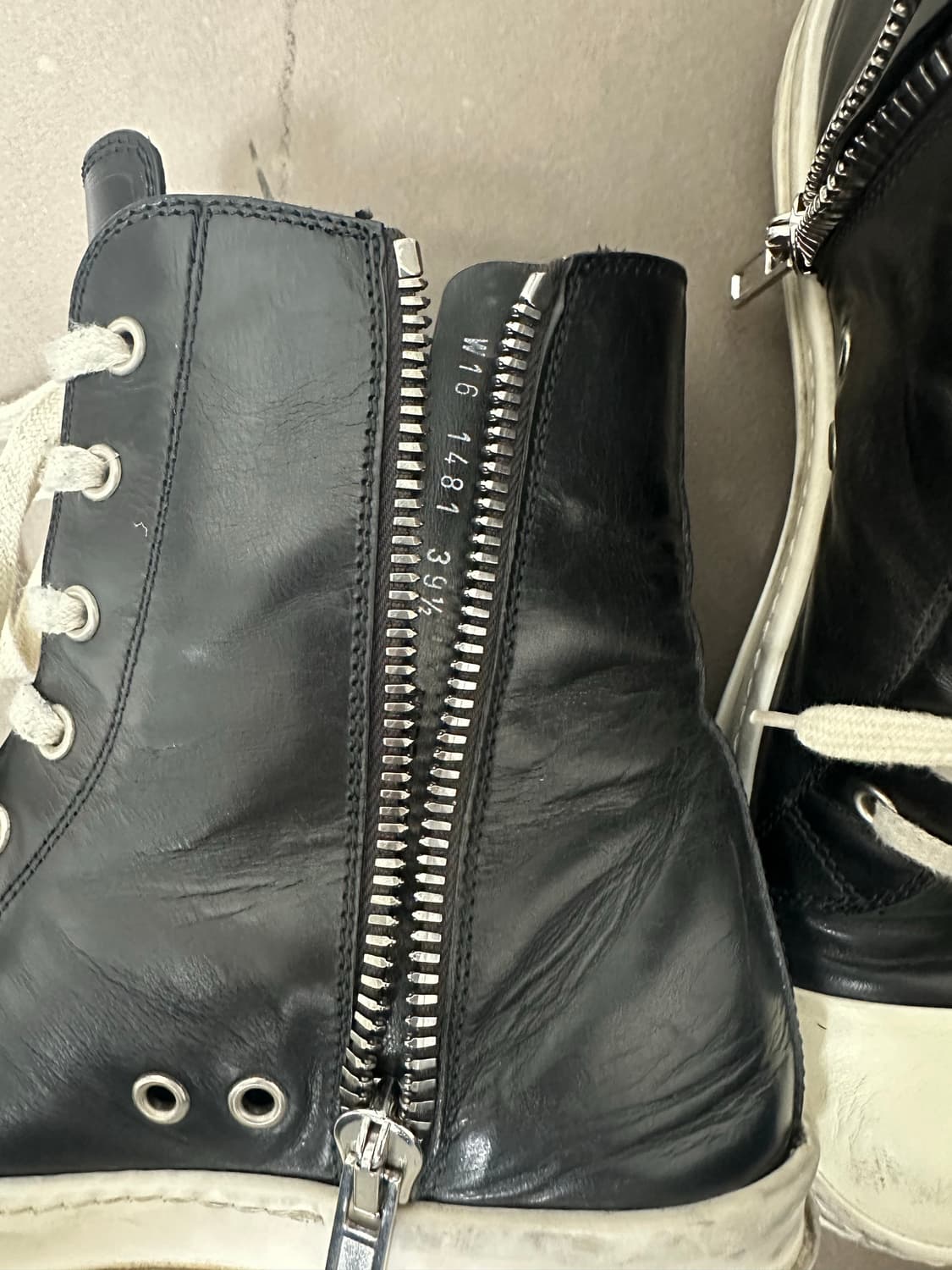 릭오웬스 라몬즈 하이탑 LAPL  릭컨 상품이미지4