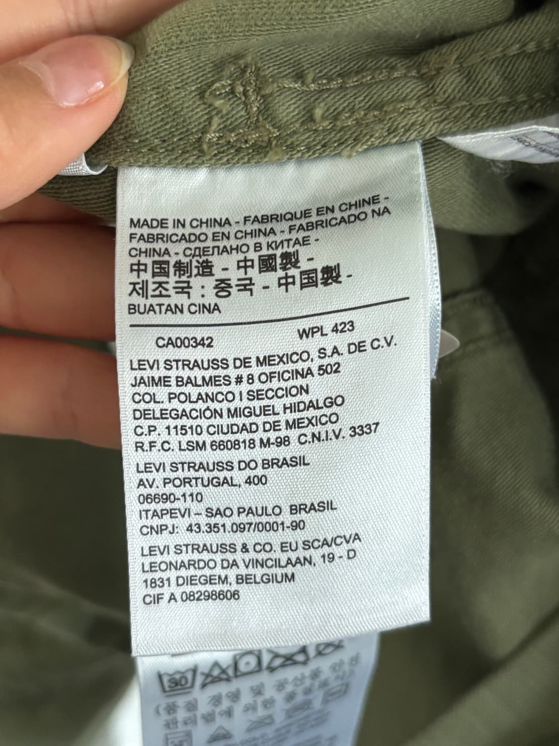 Levis 리바이스 BDU 밀리터리 자켓  상품이미지9