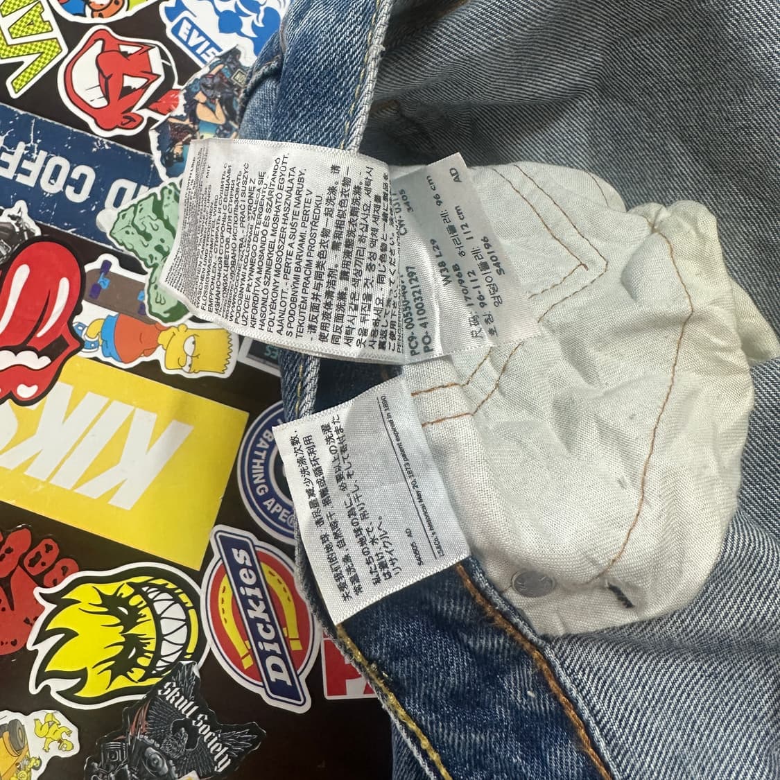 리바이스 550 블루 진 데님 팬츠 38 상품이미지7