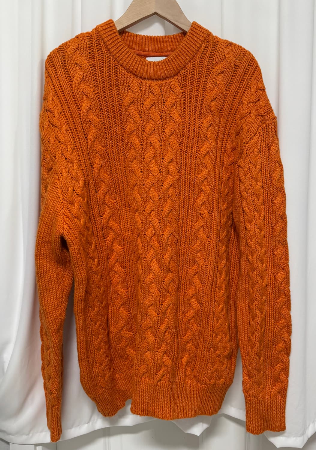H&M 오렌지 니트스웨터 상품이미지2
