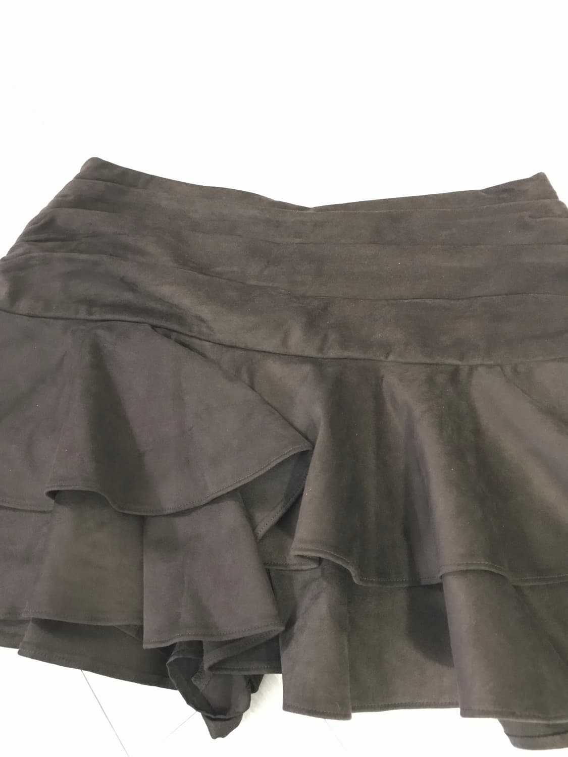 ZARA 브라운 스웨이드 스커트 상품이미지2