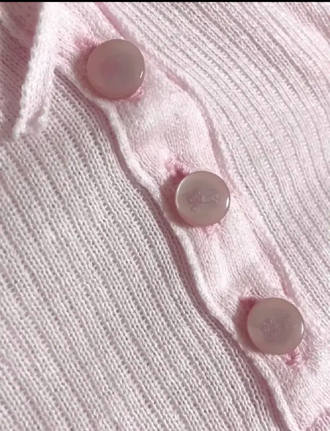 버버리 블루라벨 딸기우유 핑크 민소매탑 슬리브리스 대장템 빈티지 상품이미지3