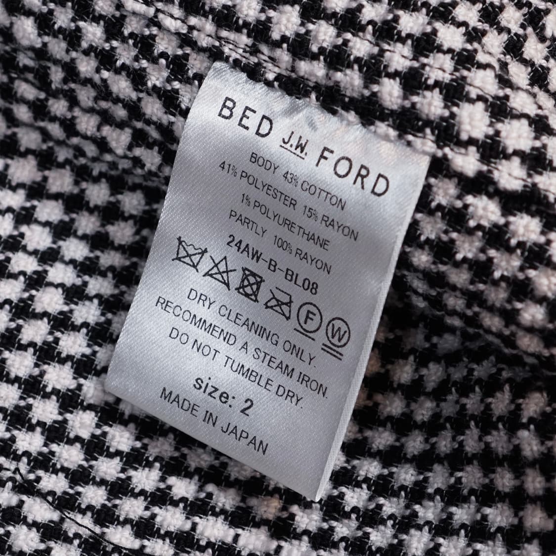 Bed jw Ford 베드포드 24AW 스텐카라 자켓 상품이미지10