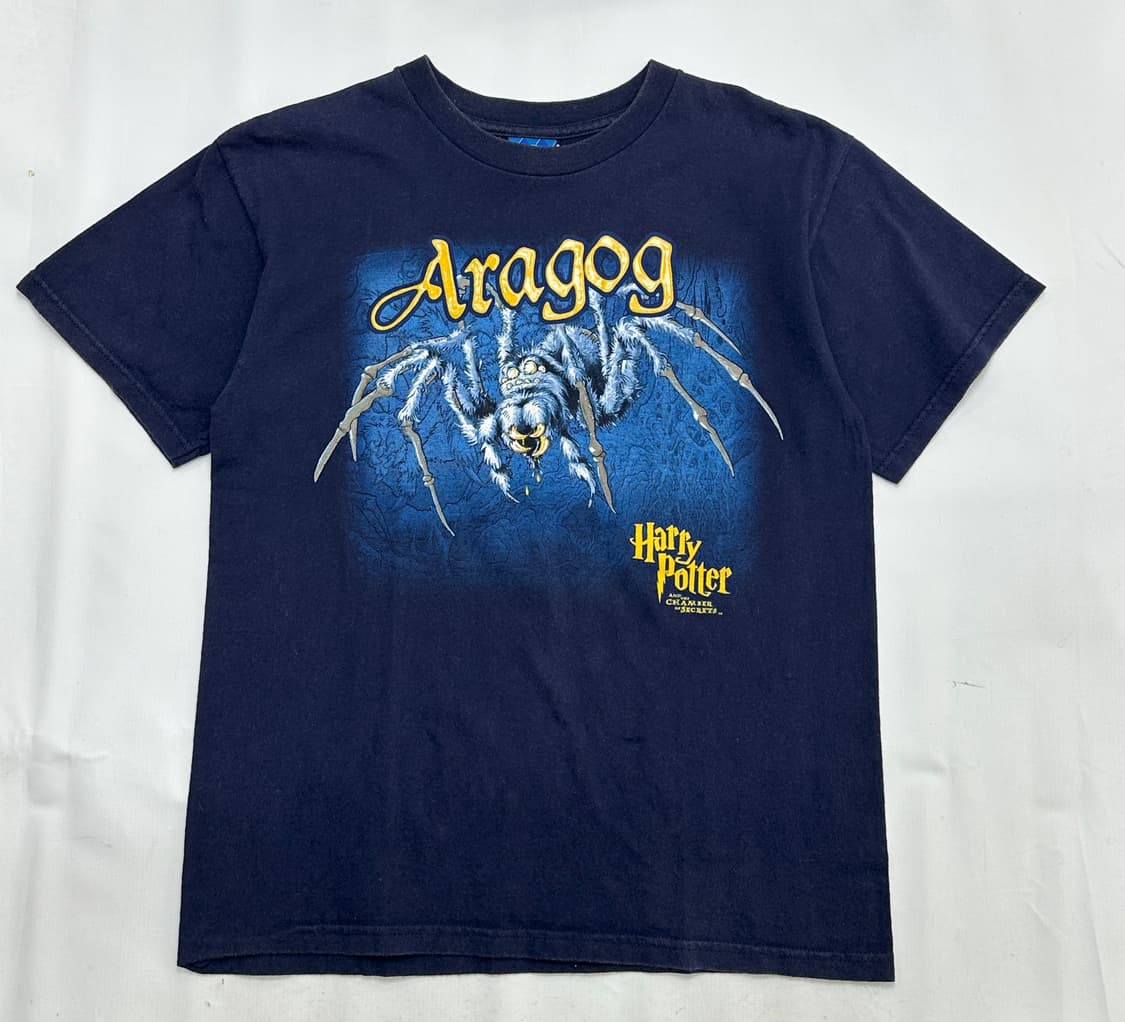 ⭐️해리포터 입체 프린팅 빈티지 네이비 반팔티셔츠⭐️ 일본빈티지 상품이미지2