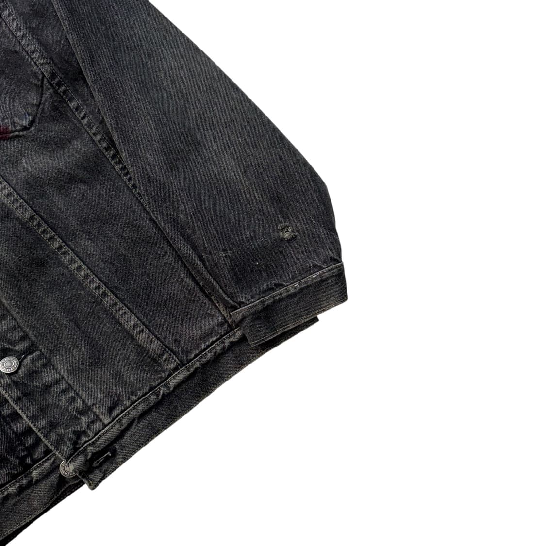 [100~103] 올드갭 블랙 데님 트러커 자켓 상품이미지5