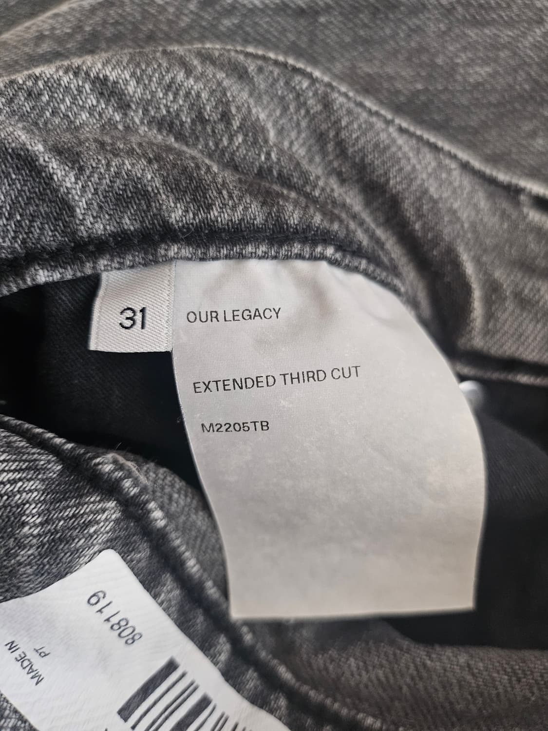 아워레가시 익스텐디드 써드컷 데님팬츠31 상품이미지10