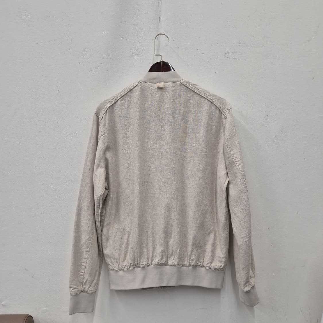 자라 린넨 코튼 봄버 자켓 L 상품이미지5