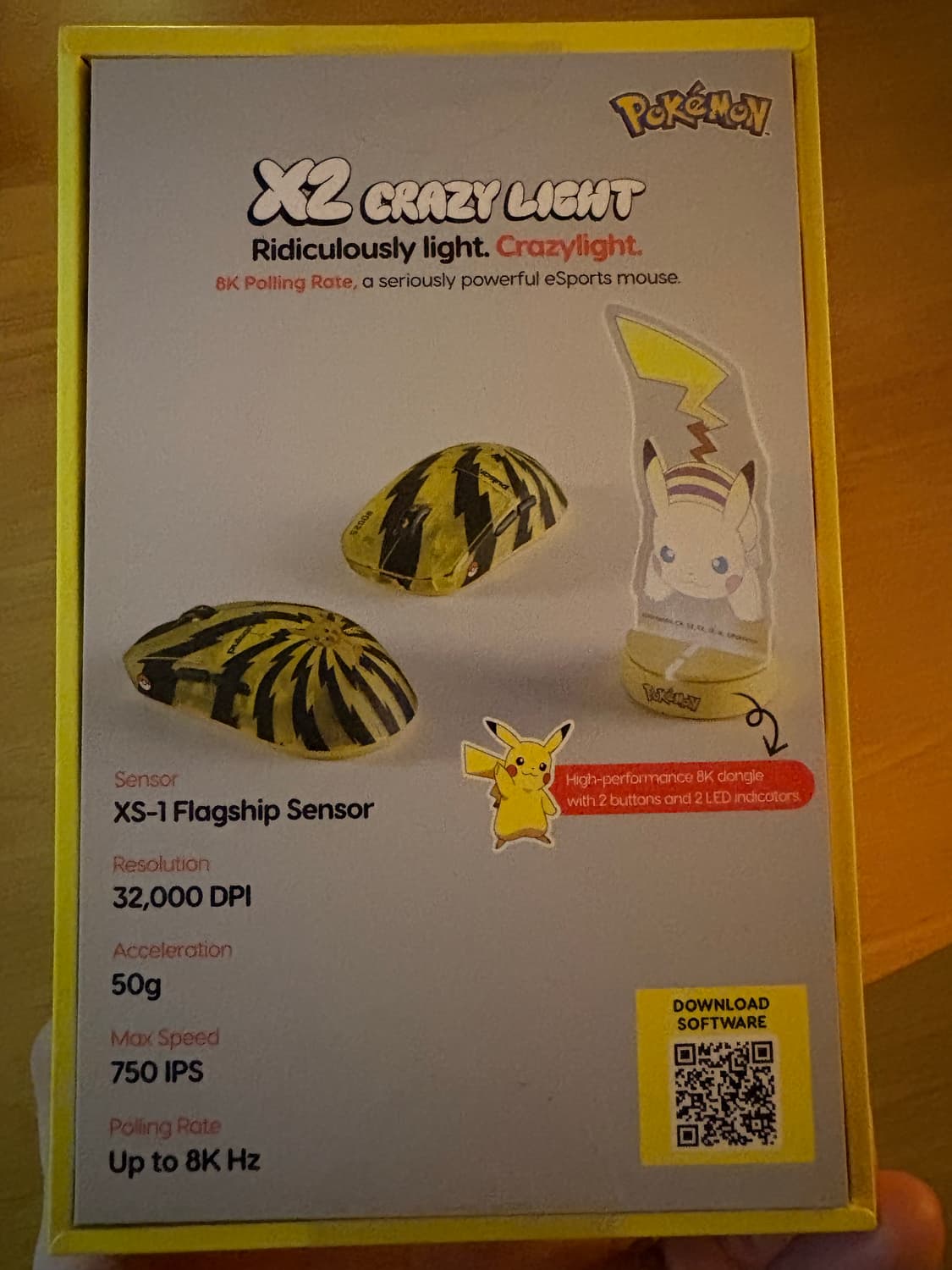 펄사 X2 크레이지 라이트 포켓몬 마우스 상품이미지2