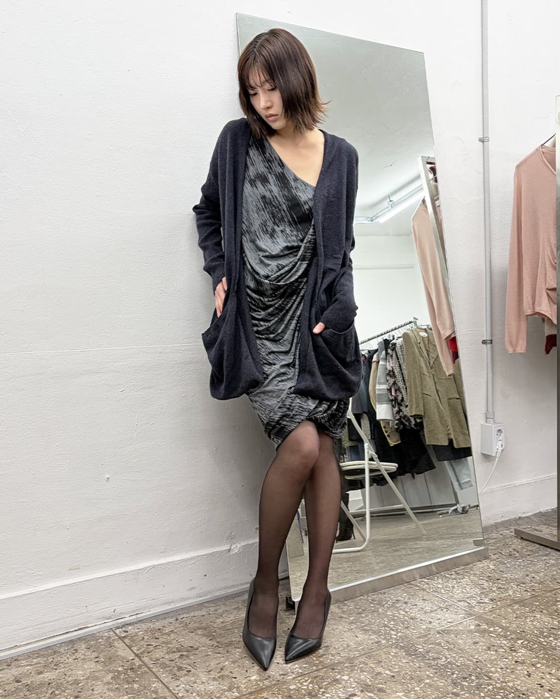 TSE 빅포켓 캐시미어 가디건 상품이미지7