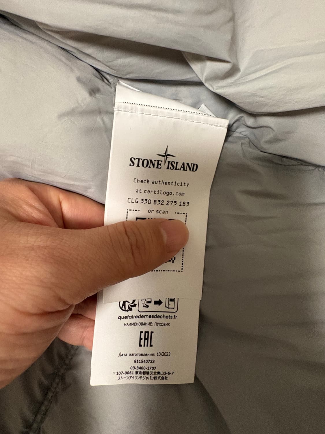 스톤아일랜드 크링클랩스 후드패딩 24FW (M) 상품이미지9