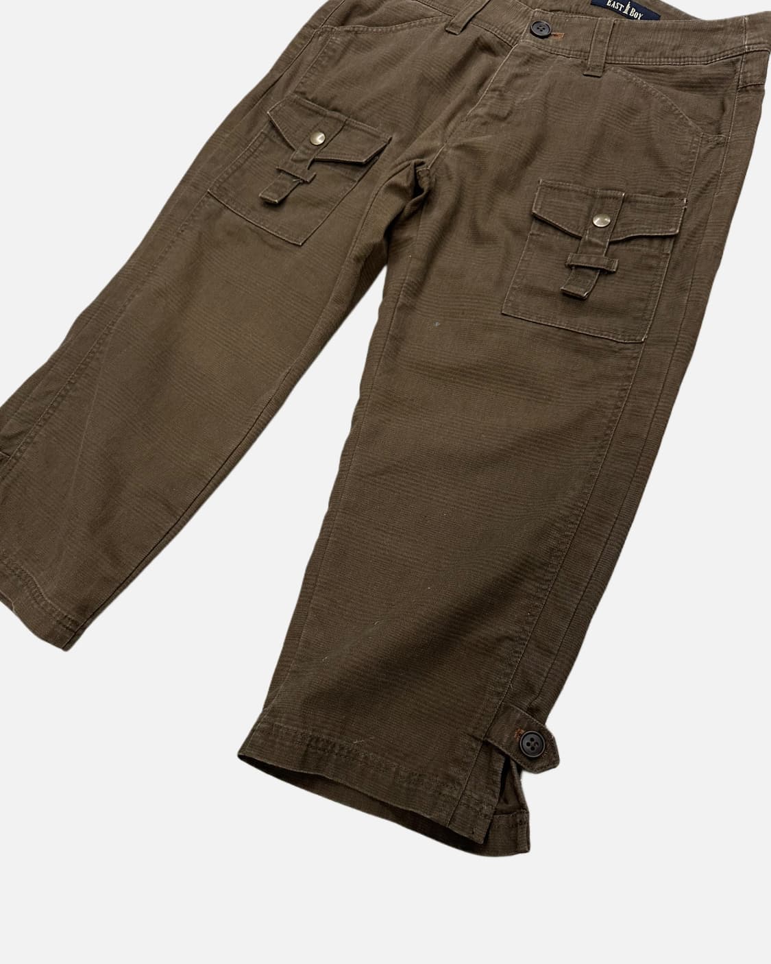 EAST BOY brown pocket capri pants 상품이미지3