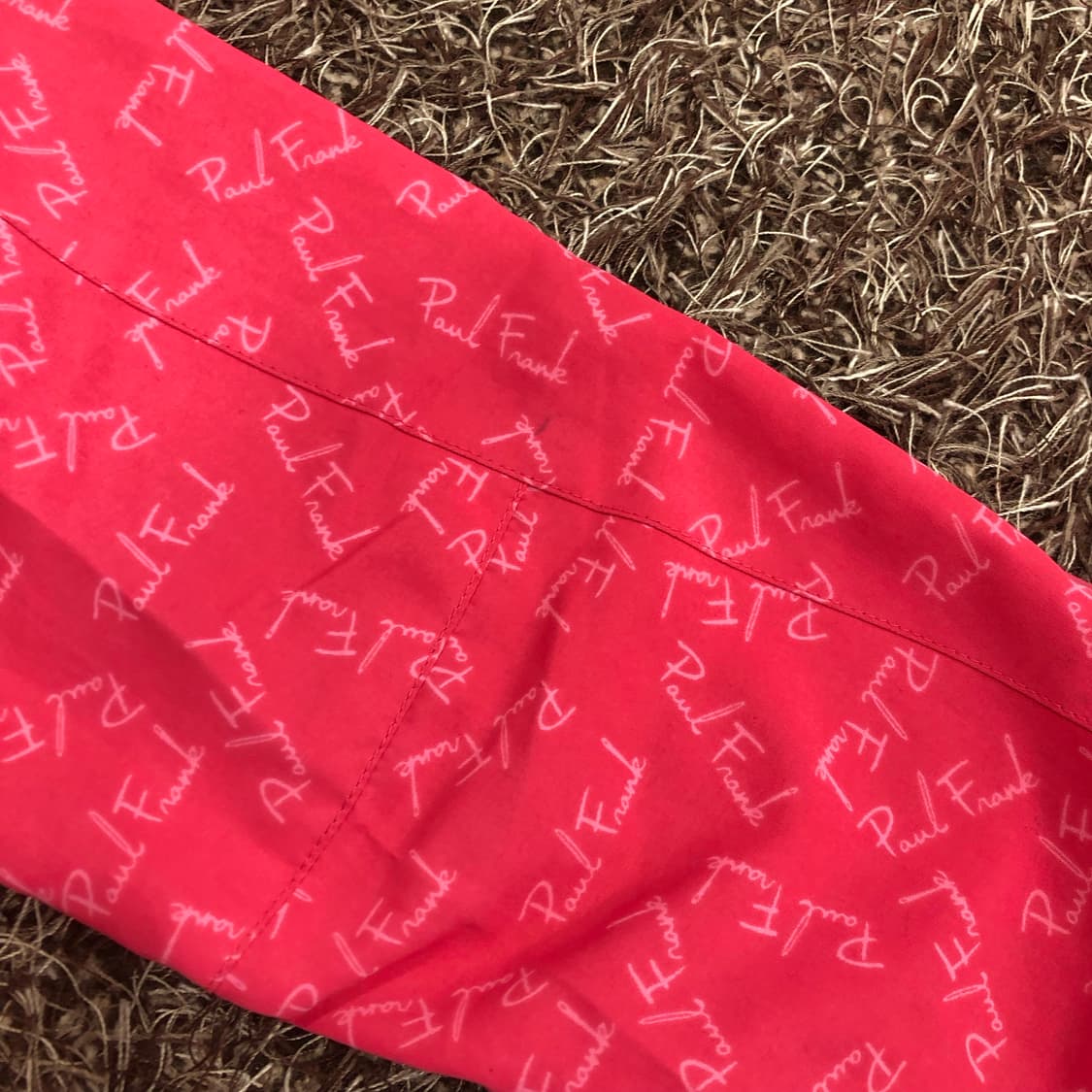 폴프랭크 핑크 로고 패턴 바람막이 자켓 상품이미지10