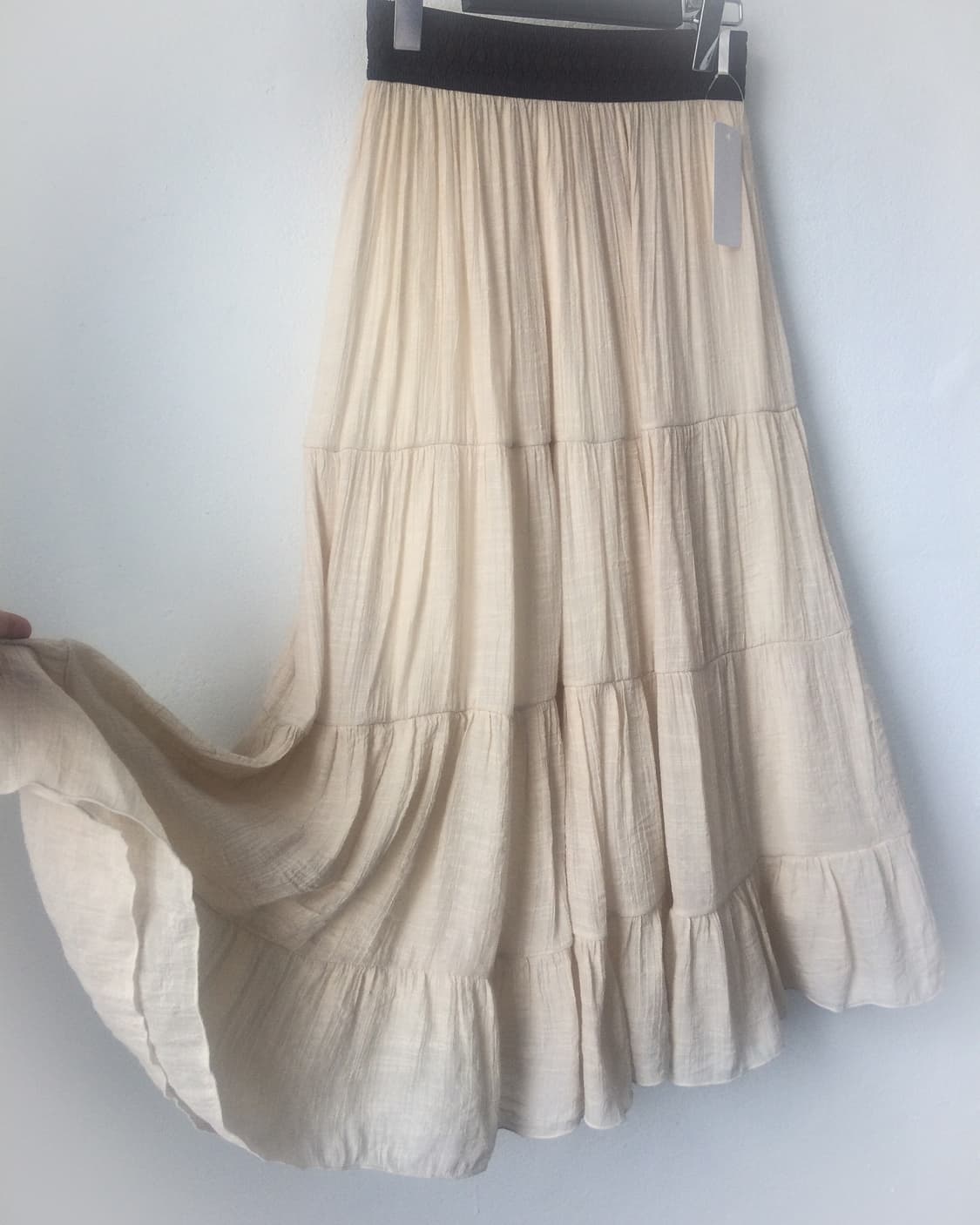 Beige long skirt 상품이미지2