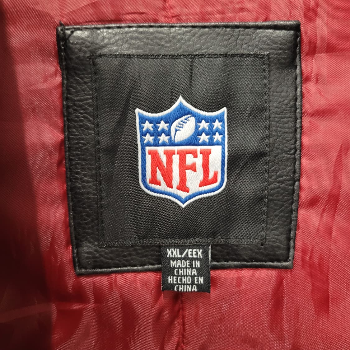 NFL 워싱턴 레드스킨스 레더 자켓 상품이미지4
