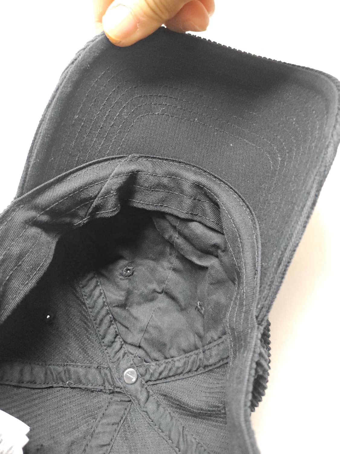 나이키 헤리티지86 블랙 코듀로이 골덴 볼캡 상품이미지3