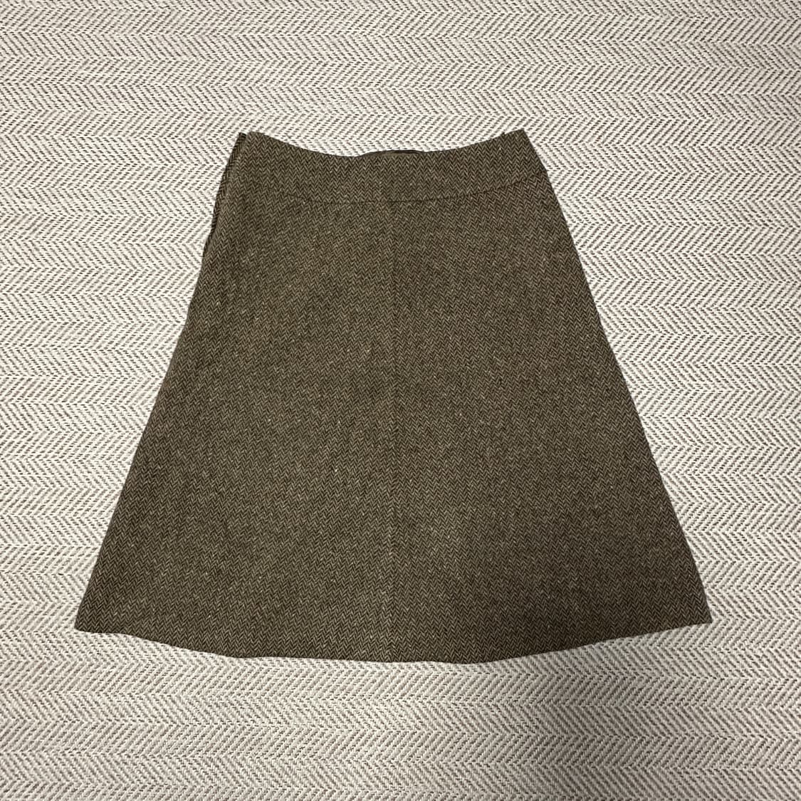 MAX MARA woman herringbone wool skirt 상품이미지2