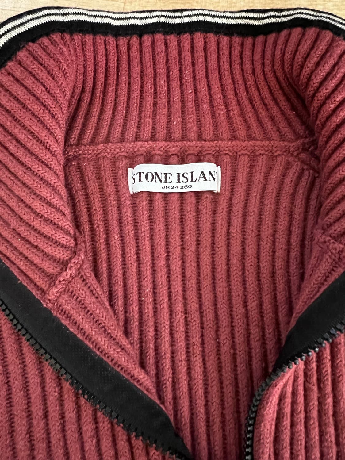 11s 스톤아일랜드 니트 반집업 상품이미지2