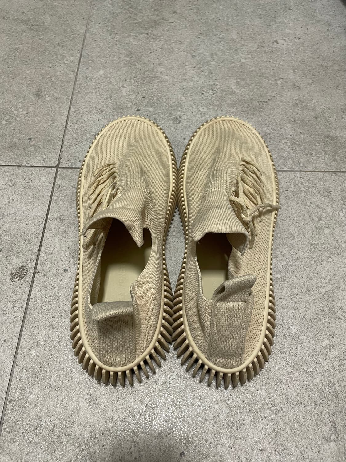 보테가베네타 리플 레이스업 스니커즈 케인슈가 eu42 상품이미지2