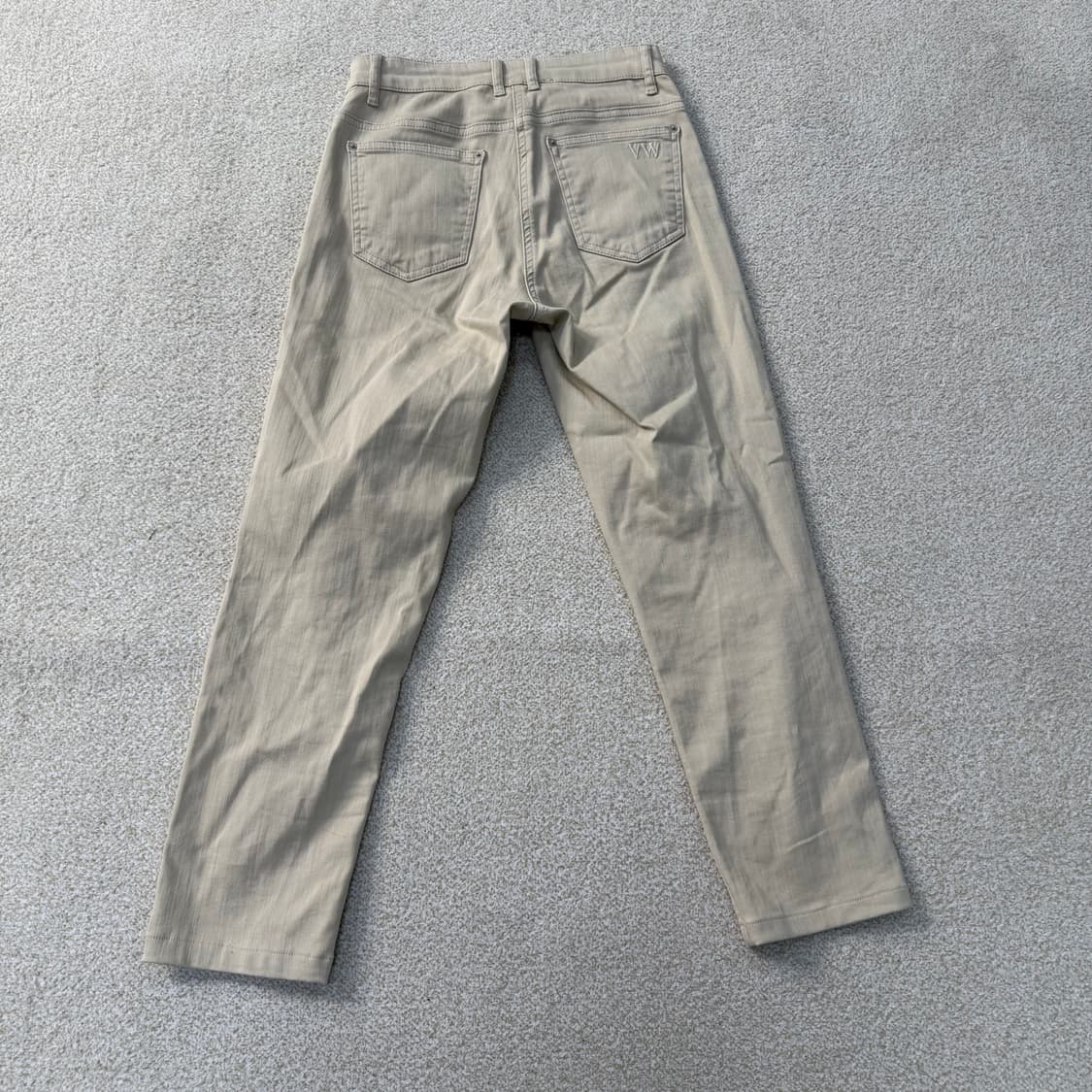 [S] 베라왕 VERAWANG 여성 베이지 코튼팬츠 1231T1 상품이미지2