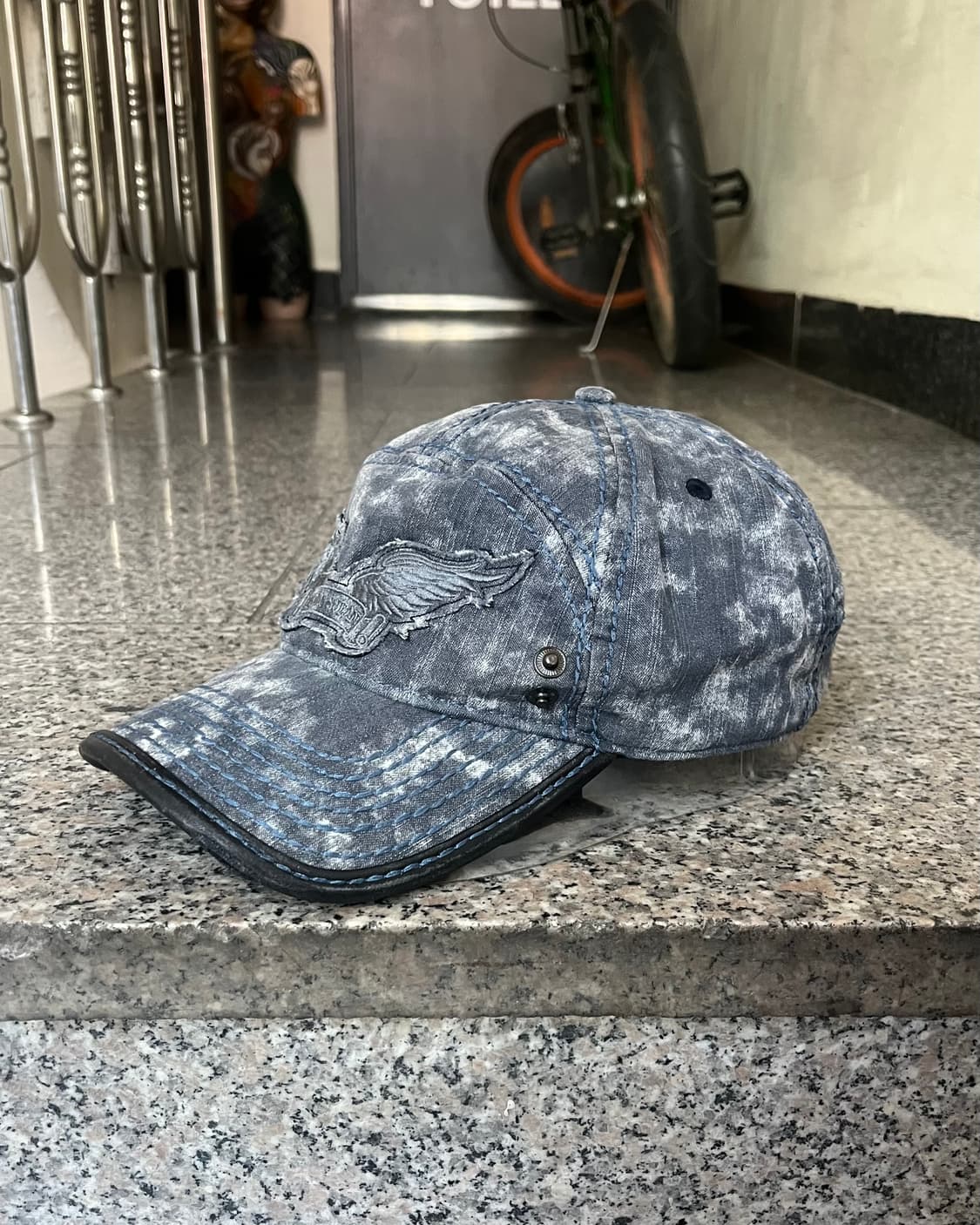 90-00s Robin's Jeans Denim Wings Cap 상품이미지5