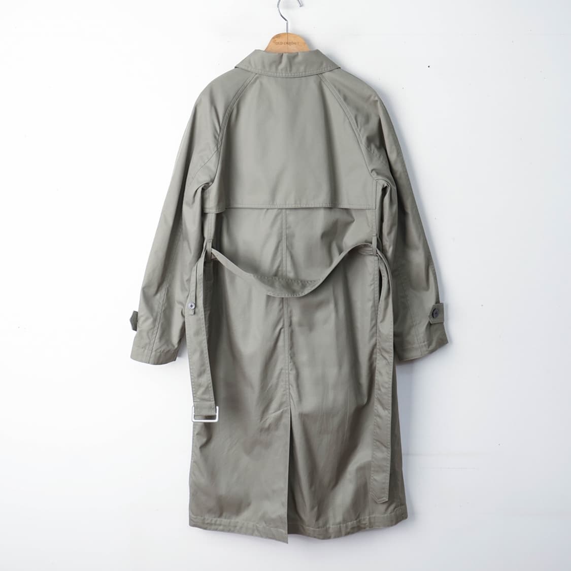 55/빈폴레이디스 카키 H라인 더블 트렌치 코트 상품이미지2
