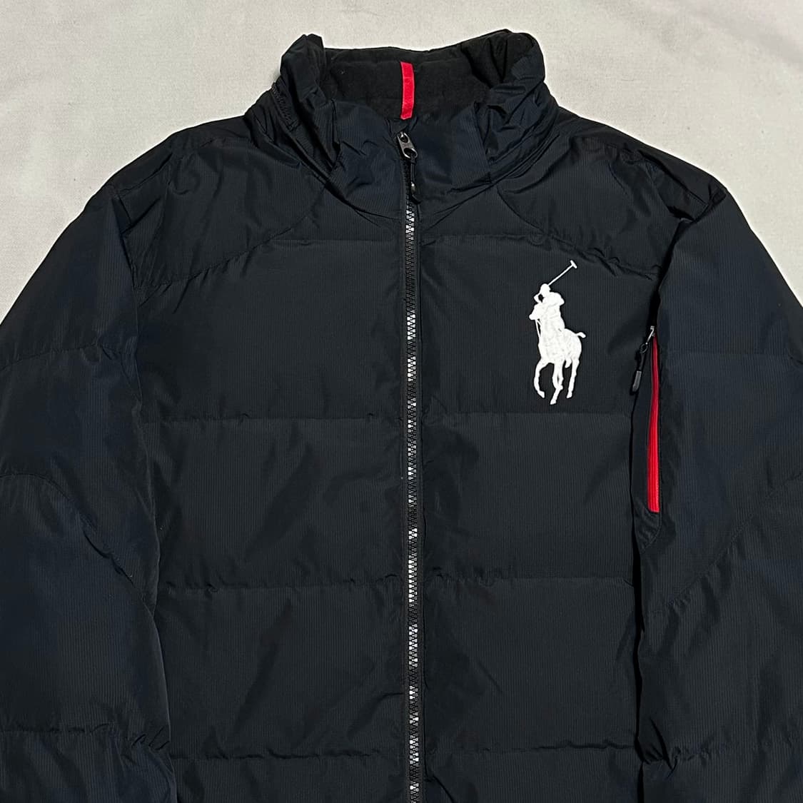 XL 폴로랄프로렌 빅포니 블랙 덕다운 푸퍼 패딩 상품이미지1