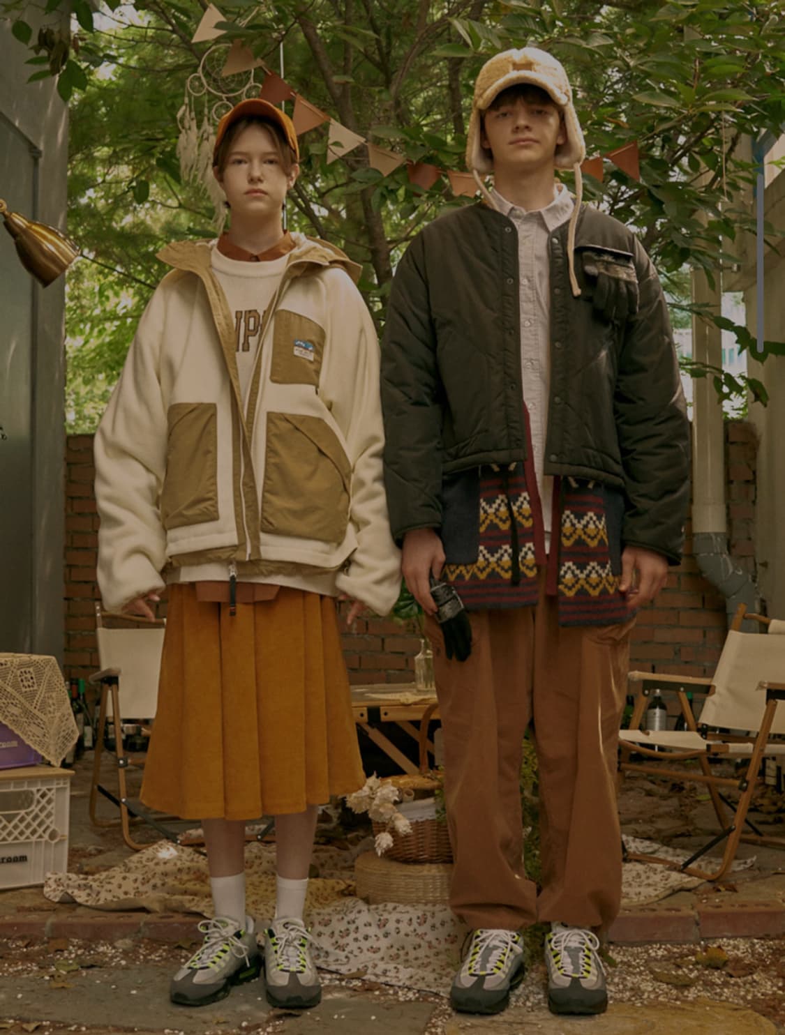 오션퍼시픽 플리스 블록 파카 상품이미지9