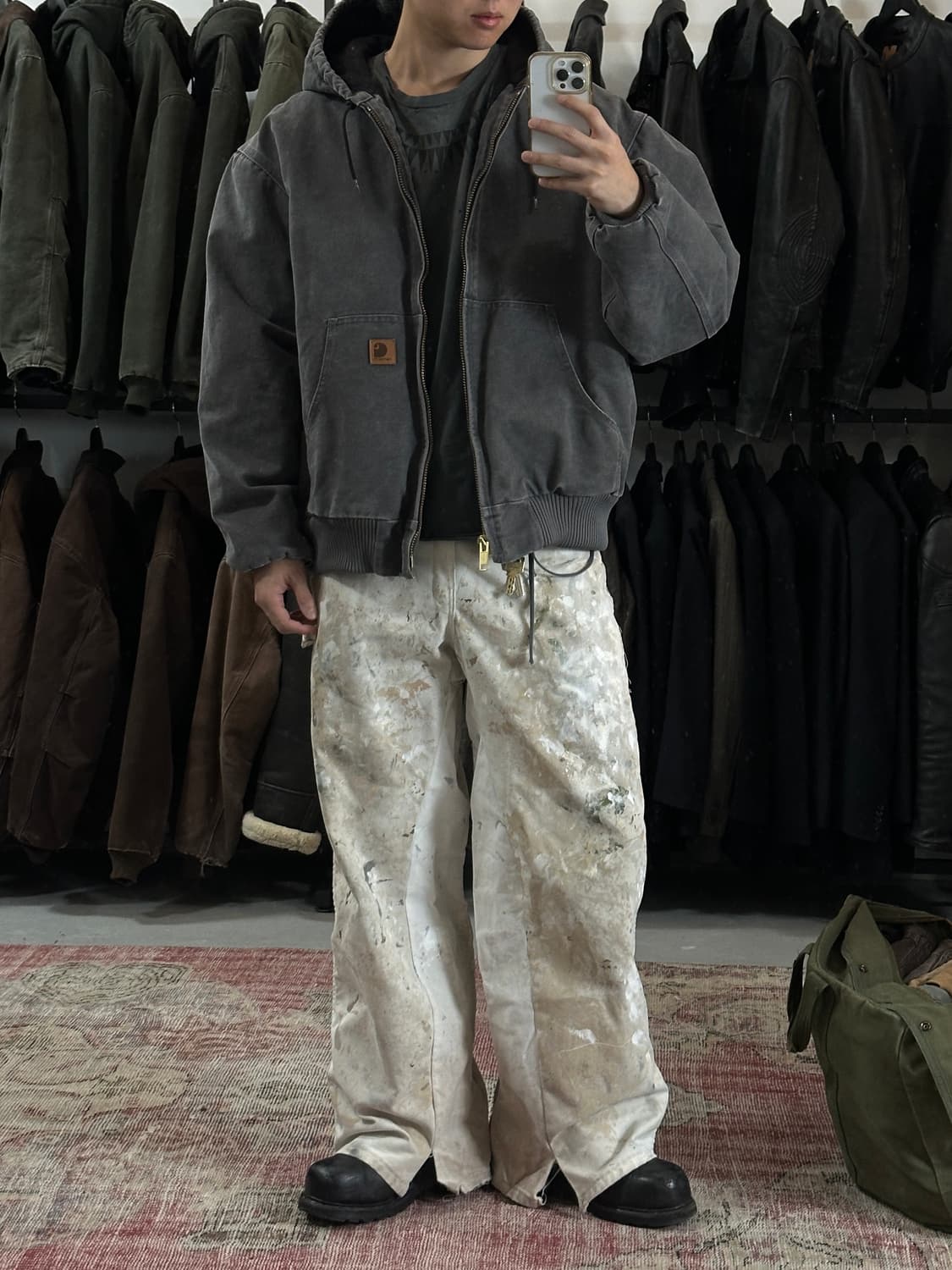 OG 칼하트 J130 액티브 자켓 칼하트 GVL 그레이 상품이미지10