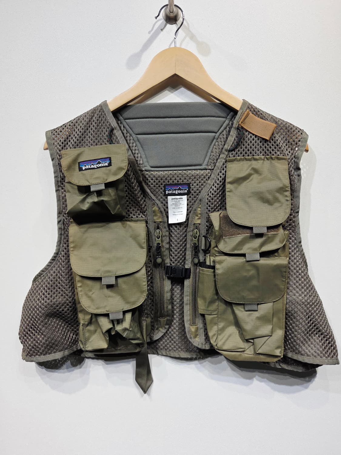 파타고니아 피싱 베스트 올리브 드라이피트_L 상품이미지2