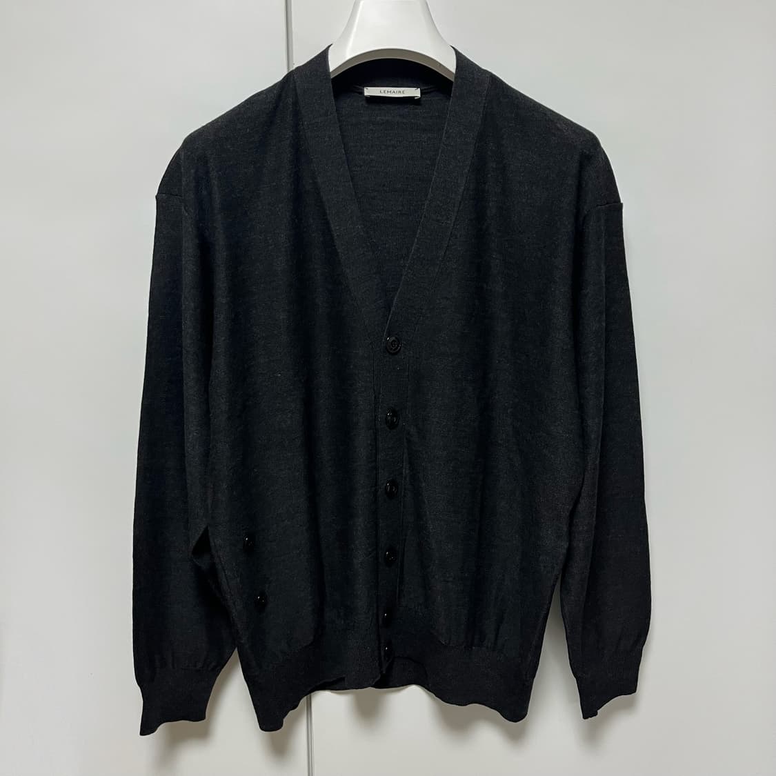 [M]르메르 25fw 릴렉스 트위스트 가디건/앤트러사이트 상품이미지1