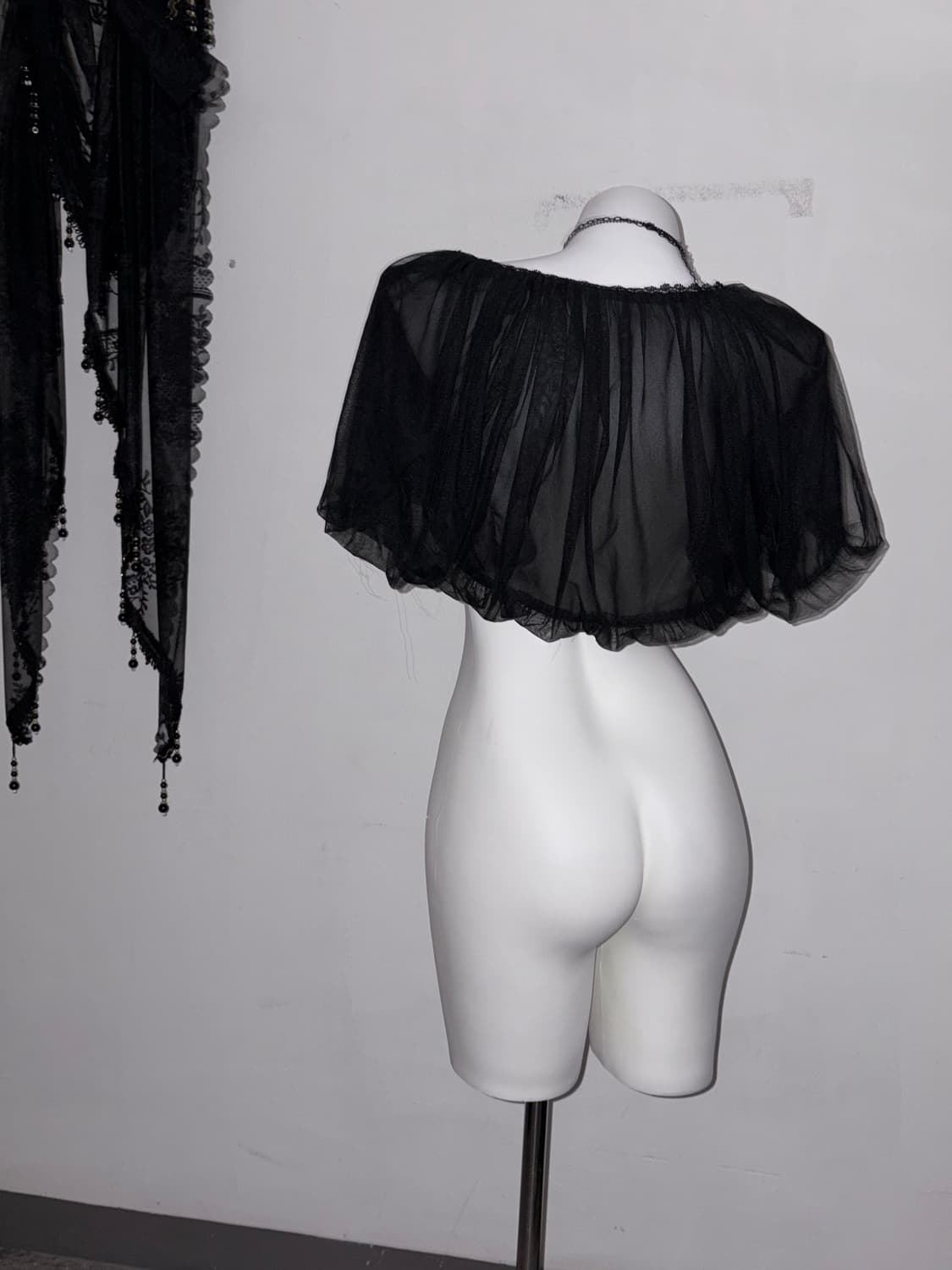 시스루 볼레로 샤 볼레로 고스 고딕 다크로맨틱 상품이미지2