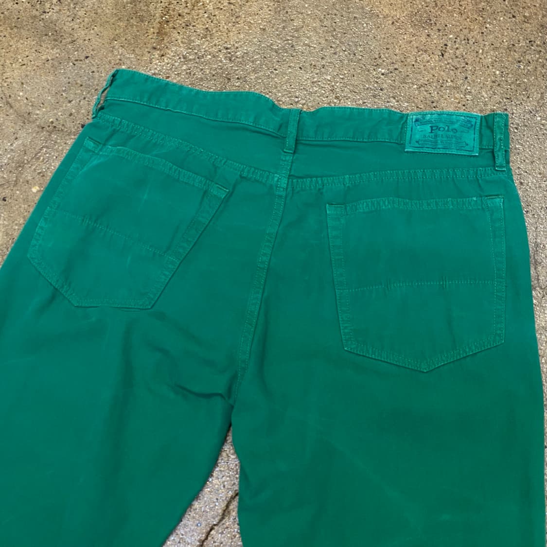 USA 미국 빈티지 폴로 그린 색상 바지 면바지 팬츠 상품이미지7
