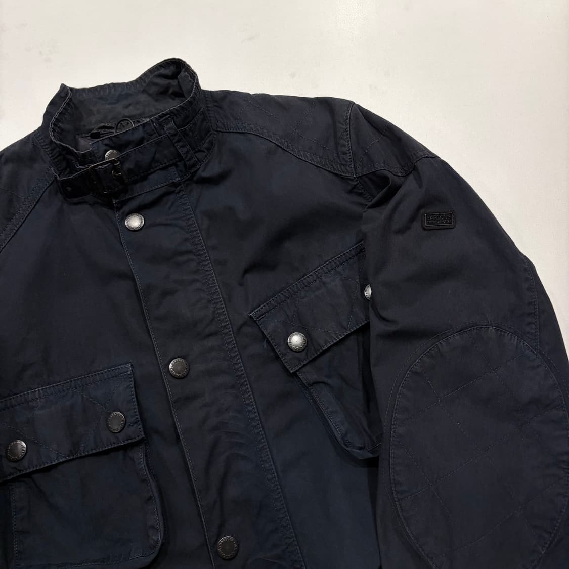 [M] 바버 인터네셔널 네이비 포켓 디테일 야상 자켓 C780 상품이미지3