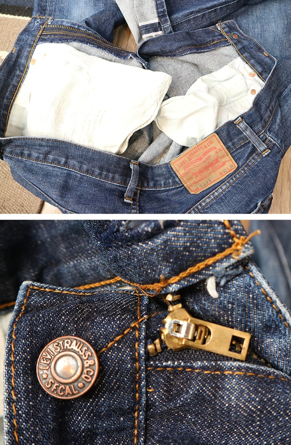 
일본판 90S LEVIS 리바이스 LVC 551ZXX 셀비지 데님 31 상품이미지8